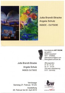Einladung Invitation Vernissage ArtRoom 27022010 Düsseldorf